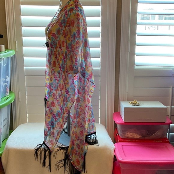 Colorful Floral Women's Scarf - Picture 11 of 11